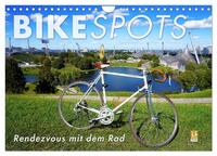 BIKESPOTS - Rendezvous mit dem Rad (Wandkalender 2025 DIN A4 quer), CALVENDO Monatskalender