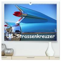 US-Strassenkreuzer (hochwertiger Premium Wandkalender 2025 DIN A2 quer), Kunstdruck in Hochglanz