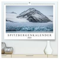 Spitzbergenkalender (hochwertiger Premium Wandkalender 2025 DIN A2 quer), Kunstdruck in Hochglanz