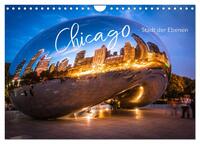 Chicago - Stadt der Ebenen (Wandkalender 2025 DIN A4 quer), CALVENDO Monatskalender