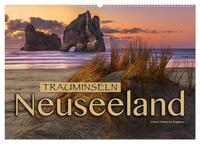 Trauminseln Neuseeland (Wandkalender 2025 DIN A2 quer), CALVENDO Monatskalender