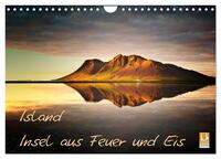 Island - Insel aus Feuer und Eis (Wandkalender 2025 DIN A4 quer), CALVENDO Monatskalender