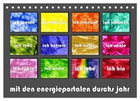 mit den energieportalen durchs jahr (Tischkalender 2025 DIN A5 quer), CALVENDO Monatskalender