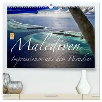 Malediven Impressionen aus dem Paradies (hochwertiger Premium Wandkalender 2025 DIN A2 quer), Kunstdruck in Hochglanz