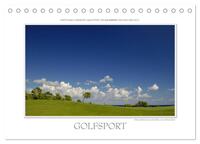 Emotionale Momente: Golfsport. (Tischkalender 2025 DIN A5 quer), CALVENDO Monatskalender