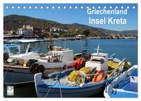 Griechenland - Insel Kreta (Tischkalender 2025 DIN A5 quer), CALVENDO Monatskalender