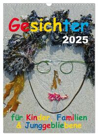 Gesichter für Kinder, Familien & Junggebliebene (Wandkalender 2025 DIN A3 hoch), CALVENDO Monatskalender