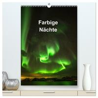 Farbige Nächte (hochwertiger Premium Wandkalender 2025 DIN A2 hoch), Kunstdruck in Hochglanz