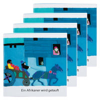 Ein Afrikaner wird getauft (4er-Pack)