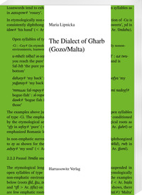 The Dialect of Għarb (Gozo/Malta)