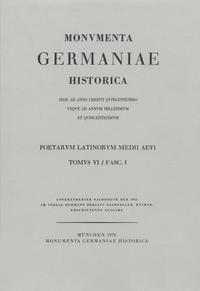 Nachträge zu den Poetae aevi Carolini