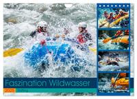 Faszination Wildwasser - Rafting (Wandkalender 2025 DIN A4 quer), CALVENDO Monatskalender
