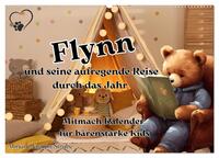 Flynn und seine aufregende Reise durch das Jahr (Wandkalender 2025 DIN A2 quer), CALVENDO Monatskalender