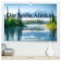 Die Seele Alaskas - Gewässer des Nordens (hochwertiger Premium Wandkalender 2025 DIN A2 quer), Kunstdruck in Hochglanz