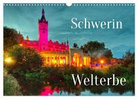 Schwerin - Welterbe (Wandkalender 2026 DIN A3 quer), CALVENDO Monatskalender