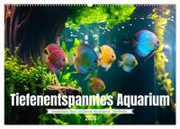 Tiefenentspanntes Aquarium (Wandkalender 2026 DIN A2 quer), CALVENDO Monatskalender