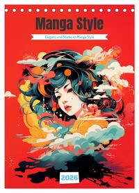 Manga Style (Tischkalender 2026 DIN A5 hoch), CALVENDO Monatskalender