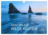 Kraftplatz Wilde Küsten (Wandkalender 2026 DIN A4 quer), CALVENDO Monatskalender
