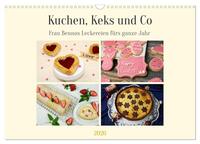 Kuchen, Keks und Co: Frau Bennos Leckereien für das ganze Jahr (Wandkalender 2026 DIN A3 quer), CALVENDO Monatskalender