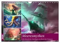 Meeresmythen (Wandkalender 2026 DIN A4 quer), CALVENDO Monatskalender