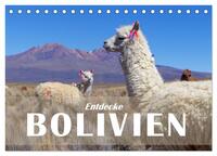 Entdecke Bolivien (Tischkalender 2026 DIN A5 quer), CALVENDO Monatskalender