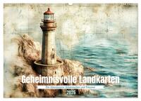 Geheimnisvolle Landkarten (Wandkalender 2026 DIN A2 quer), CALVENDO Monatskalender