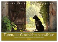 Türen, die Geschichten erzählen (Tischkalender 2026 DIN A5 quer), CALVENDO Monatskalender