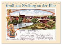 Gruß aus Freiburg an der Elbe (Tischkalender 2026 DIN A5 quer), CALVENDO Monatskalender
