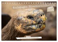Die Riesenschildkröten der Galapagos Inseln (Tischkalender 2026 DIN A5 quer), CALVENDO Monatskalender