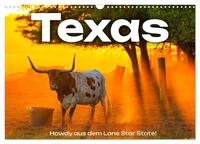 Texas - Howdy aus dem Lone Star State! (Wandkalender 2026 DIN A3 quer), CALVENDO Monatskalender
