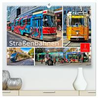 Straßenbahnen - flott unterwegs (hochwertiger Premium Wandkalender 2026 DIN A2 quer), Kunstdruck in Hochglanz