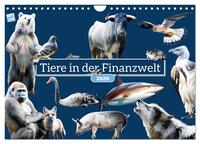 Tiere in der Finanzwelt 2026 (Wandkalender 2026 DIN A4 quer), CALVENDO Monatskalender
