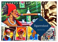 Zigarrenland - Blauer Dunst in Kuba (Tischkalender 2026 DIN A5 quer), CALVENDO Monatskalender