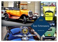 Taxi Veteranen - Kubas älteste Taxis (Wandkalender 2026 DIN A4 quer), CALVENDO Monatskalender