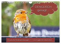 DENGLISCH gesagt ... (Wandkalender 2026 DIN A4 quer), CALVENDO Monatskalender