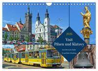 Visit Pilsen & Klatovy - Zwei böhmische Städte - Ein perfekter Urlaubstag (Wandkalender 2026 DIN A4 quer), CALVENDO Monatskalender