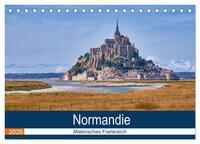 Traumreisen Normandie (Tischkalender 2026 DIN A5 quer), CALVENDO Monatskalender