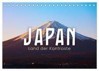 Japan - Land der Kontraste (Tischkalender 2026 DIN A5 quer), CALVENDO Monatskalender