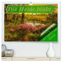 Die Heide blüht (hochwertiger Premium Wandkalender 2026 DIN A2 quer), Kunstdruck in Hochglanz