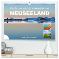 Erlebe mit mir die Höhepunkte von Neuseeland (hochwertiger Premium Wandkalender 2026 DIN A2 quer), Kunstdruck in Hochglanz