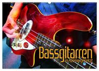 Bassgitarren in Szene gesetzt (Wandkalender 2026 DIN A2 quer), CALVENDO Monatskalender