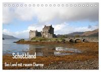Schottland - Das Land mit rauem Charme (Tischkalender 2026 DIN A5 quer), CALVENDO Monatskalender