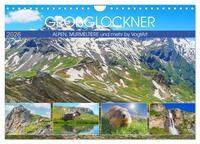 Großglockner, Alpen, Murmeltiere & mehr by VogtArt (Wandkalender 2026 DIN A4 quer), CALVENDO Monatskalender