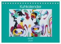 Kuhkalender (Tischkalender 2026 DIN A5 quer), CALVENDO Monatskalender