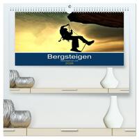 Bergsteigen - Extremsport am Limit (hochwertiger Premium Wandkalender 2026 DIN A2 quer), Kunstdruck in Hochglanz
