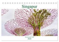 Singapur - faszinierende Stadt (Tischkalender 2026 DIN A5 quer), CALVENDO Monatskalender
