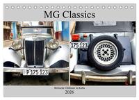 MG Classics - Britische Oldtimer in Kuba (Tischkalender 2026 DIN A5 quer), CALVENDO Monatskalender