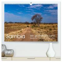 Sambia - ein großartiges Land (hochwertiger Premium Wandkalender 2026 DIN A2 quer), Kunstdruck in Hochglanz