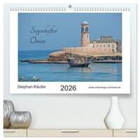 Sagenhafter Oman (hochwertiger Premium Wandkalender 2026 DIN A2 quer), Kunstdruck in Hochglanz