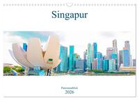 Singapur - Panoramablick (Wandkalender 2026 DIN A3 quer), CALVENDO Monatskalender